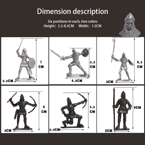 Set di 70 Soldati Romani in Miniatura - Gioco di Strategia in PP Premium per Bambini dai 3 Anni in Su - Product Image 2