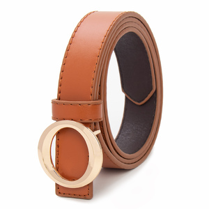 Cinturón de Mujer Juvenil para Vestir, Cinturón con Hebilla de Pin Personalizado - Product Image 3