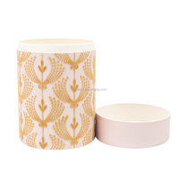Boîte d'emballage cylindrique pour thé et café en papier kraft personnalisé, biodégradable, respectueux de l'environnement, de qualité alimentaire