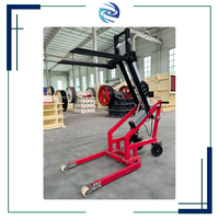 Batteria efficiente dal punto di vista energetico 20Ah 500kg 700kg 1.7m portatile elettrico idraulico braccio di piegatura piccoli caricatori sollevano Stacker manuale