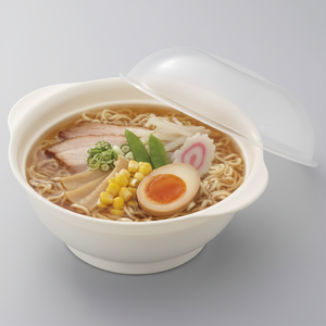 Inomata Set di piatti e ciotole in plastica a microonde per Ramen per servire spaghetti caldi - Product Image 1