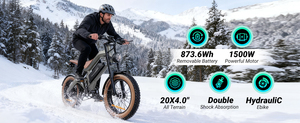 Vélo de montagne 750W, pneus larges de 20 pouces, vélo électrique 48V 15.6Ah tout-terrain avec accélérateur et GYD2020, 20+ ans d'expérience dans le commerce extérieur - Product Image 6
