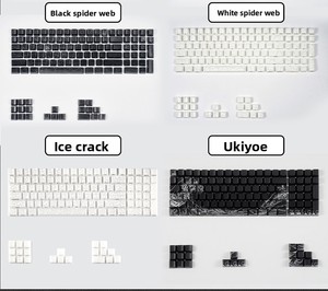 Keycaps Zornher a Ragnatela con Tecnologia IMD, Stampa Laterale, Retroilluminati, per Tastiera Meccanica, in PBT Durevole per Gaming - Product Image 6
