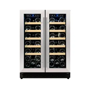 120L Refrigeration Equipment Wine And Beverage Coolers Fridge Wine Fridge 40 Bottles Built-In Wine Cellar
