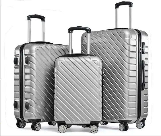 ABS PC smart travelling hand bags carry on travel bags cabin luggage suitcase set trolly bags sets custom hard spinner luggage