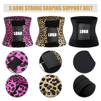 3 Couleurs Imprimé Léopard Ladies Cincher Slimming Sport Girdle Weight Loss Shaperwear Waist Trainer