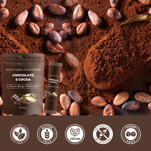 Mezcla de bebidas de chocolate caliente de etiqueta privada Cacao en polvo vainilla Dulce molido Chocolate bebida té - Product Image 4