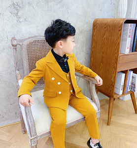 Otoño e Invierno, nuevo traje de niño, ropa, vestido de actuación, traje pequeño, <span class=keywords><strong>pasarela</strong></span> infantil, conjuntos de flores para niño - Product Image 5