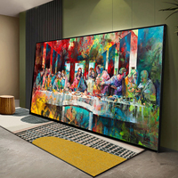 Peinture Murale La Cène de Léonard de Vinci, Affiches d'Art Mural, Impressions pour Salon, Décoration Murale Moderne, Cuadros