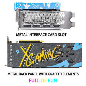 Graphics Card RTX 4070Ti X <b>GAMING</b> OC12GB GDDR6X Qianqi <b>Gaming</b> Graphics Card 192bit 16Pin 750W Power Supply for Deskdop - Product Image 3