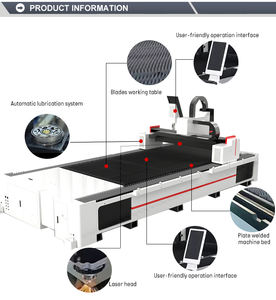 Máquina de Corte a <span class=keywords><strong>Laser</strong></span> de Alta Qualidade com Plataforma Única 1500w 3000w 6000w Tipo Aberto para Corte de Aço e <span class=keywords><strong>Metal</strong></span> - Product Image 6