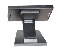Support de tablette rotatif flexible et de haute qualité, avec verrouillage de sécurité personnalisé, table rotative, bon marché, en métal