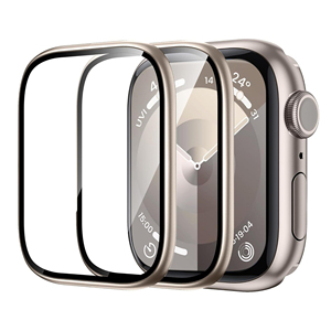 กรอบอะลูมิเนียมอัลลอยด์ RYB ปรับแนวอัตโนมัติสำหรับ IWatch S6 S7 <span class=keywords><strong>S8</strong></span> พร้อมเคสกันรอยขีดข่วนและฟิล์มกระจกนิรภัยแบบ HD - Product Image 1