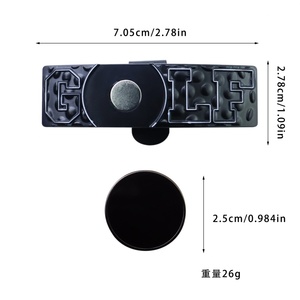 Factory Supply OEM ODM Magnetic Ball Mark Metal Enamel Mark Golf Ball Marker <b>Hat</b> Clip - Product Image 5