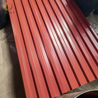 Hoja de techo de acero corrugado PPGI recubierta de color ASTM BS estándar con servicios de doblado/soldadura/corte