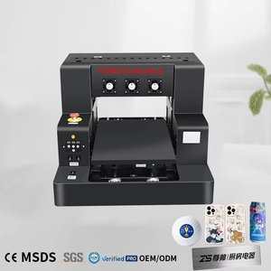 Ensemble d'imprimantes à jet d'encre UV automatiques XP600 avec tête d'impression pour impression à plat A4 sur coques de téléphone, cylindres, bois, verre - Product Image 3