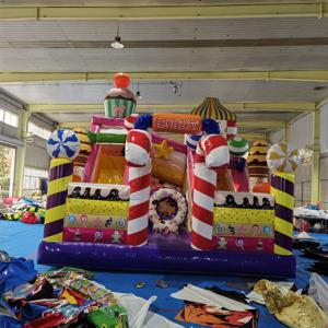 <span class=keywords><strong>Alquiler</strong></span> de Equipos para Fiestas - Castillo Inflable de PVC Marca Beleqi, Castillo Hinchable para Niños, Ecológico, 7m*5.5m - Product Image 5