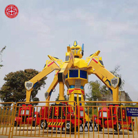Açık oyun alanı heyecan verici yenilmez kral Kong adam eğlence parkı binmek için Robot Transformers satılık binmek