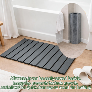 Alfombrillas de Baño Plegables de Piedra de Diatomeas Antideslizantes de Lujo para Hotel, Alfombrillas de Secado Rápido para Baño, Cocina y Encimera - Product Image 4