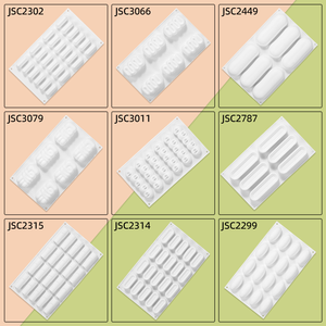 MUYULINS factory can customize multi-cavity <b>baking</b> molds, rectangular LFGB platinum food-grade <b>silicone</b> mousse cake molds - Product Image 3