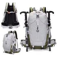 Sac à dos de trekking souple 40L pour l'extérieur, professionnel, imperméable, pour la randonnée, le camping, la montagne, ajustement réglable, unisexe