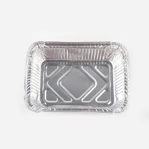 铝箔食品包装用环保食品级容器和盒子可定制450cc容量