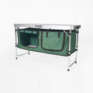 โต๊ะพับทรงสี่เหลี่ยมทันสมัยสำหรับปิกนิกกลางแจ้ง ครัวกลางแจ้ง - Product Image 2