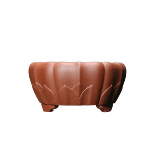 กระถางดอกไม้ดินเผาสีม่วงทำมือ Jin Chun Classic สำหรับปลูกกล้วยไม้บนโต๊ะ - Product Image 5