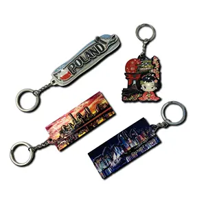 מזכרות keychain באיכות גבוהה מותאם אישית בעלי חיים בצורת מתכת מחזיקי מפתחות