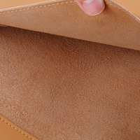 Sac d'ordinateur portable de luxe marron grande capacité, pochette enveloppe haut de gamme pour ordinateur portable, mallette pour ordinateur portable