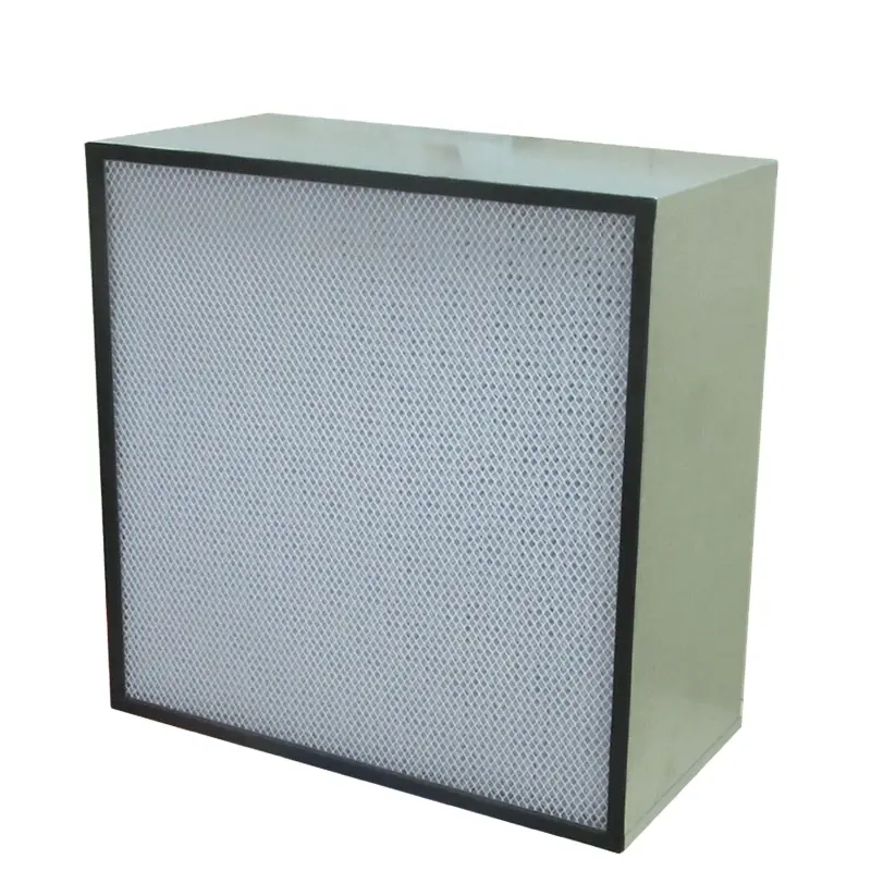 24 "X24" h13 h14 alüminyum çerçeve kağıt ayırıcı HEPA filtre HVAC hastane temiz oda AHU klima sanayi hava filtresi