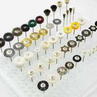 Disques de polissage à tige de 3 mm pour bijoux, élimination de la rouille métallique, cuir/laine/feutre/coton, roues abrasives en feutre