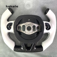 Pour volant Dodge Challenger volant en Fiber de carbone forgé le Hellcat SRT 2015-2024 prise en charge personnalisation