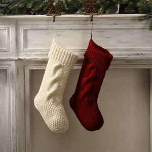 2025 bán buôn nóng bán công suất lớn dệt kim giáng sinh vớ giá rẻ giáng sinh thả móc - Product Image 2