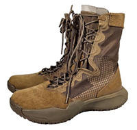 Bottes tactiques de sport d'extérieur TSB23 personnalisées, couleur café, bottes du désert légères avec fermeture éclair latérale, origine CN/GUA