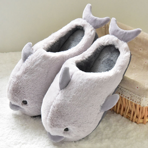 Cute Winter 2020 New Boys Girls Parenthood Indoor Home shoes TPR Dolphin pantofole per bambini - Product Image 5