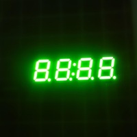 Afficheur LED numérique à 7 segments, 4 chiffres, super vert (569-571 NM), 0,56 pouce, module LED Houkem-5641-A/BSG, 12 broches