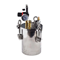 Distributeur de colle d'approvisionnement d'usine 1L -- 50L acier inoxydable/acier au carbone colle distribution pression baril colle réservoir sous pression
