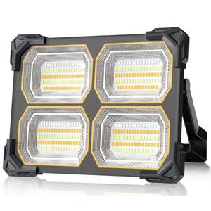 Lampe de travail LED 200W rechargeable 20000mah solaire portable 326Led batterie lampe de travail 5 modes IP66 étanche extérieur - Product Image 1