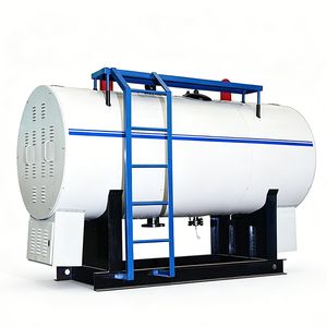 Chaudière à eau chaude électrique automatique de style horizontal pour usage industriel, économie d'énergie, contrôlée par PLC, pression de vapeur de 0,1 à 1,6 MPa - Product Image 2