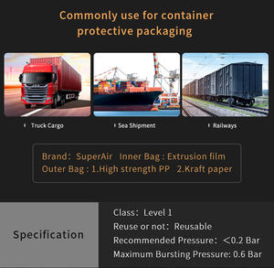AMESON Bolsas de Aire de Papel Kraft Reciclables Ecológicas de 3 psi para Asegurar y Estabilizar Carga en Contenedores - Product Image 3