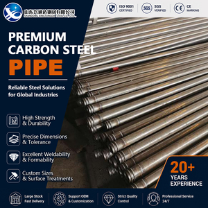 ท่อเหล็กคาร์บอน A333 Gr.6 API 5L Gr.B A106 Gr.B รีดร้อน ขนาด 114.3 มม. Sch20 EN 10216-1 สำหรับโครงการวิศวกรรม - Product Image 1