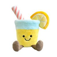 Adorable poupée en peluche JC, jouet en peluche noix de coco, poupée lapin tenant un gâteau, oreiller de sommeil pour fille, cadeau d'anniversaire
