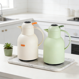 <span class=keywords><strong>Carafe</strong></span> thermique isolée sous vide de 1,0 L avec affichage intelligent de la température - Pot à café et à thé en verre pour la maison, le bureau, l'hôtel - Product Image 1