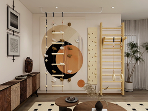 Équipement <span class=keywords><strong>de</strong></span> gymnastique à domicile et parcours d'obstacles Ninja Warrior, aire <span class=keywords><strong>de</strong></span> <span class=keywords><strong>jeux</strong></span> intérieure, parcours <span class=keywords><strong>de</strong></span> gymnastique scolaire, salle <span class=keywords><strong>de</strong></span> sport, entraînement <span class=keywords><strong>de</strong></span> fitness - Product Image 2