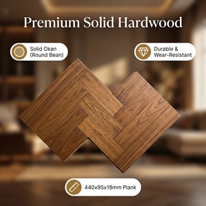 Parquet en bois d'azobé massif, système de verrouillage, compatible avec le chauffage par le sol, imperméable, écologique, pour chambre extérieure - Product Image 2