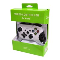 Manette de jeu filaire pour Xbox One et PC Windows, manette de jeu USB avec double vibration, design ergonomique