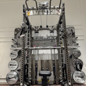 Équipement de musculation commercial multifonctionnel : Machine Smith TT-R002, Crossover à câbles pour la maison, Entraînement sportif S - Product Image 1