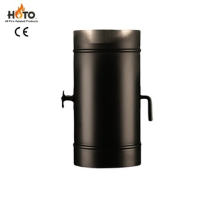 Stufa a Legna dal Design Moderno con Tubo di Scarico <span class=keywords><strong>in</strong></span> Acciaio Inox a Doppio Strato Isolato, Accessori per Caminetto per Case Residenziali e Cabine HOTO - Product Image 3