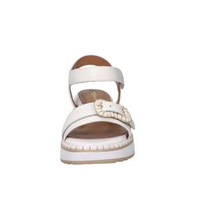 Tamaris Women's <b>Wedge</b> Sandal White 5 Cm Heel Size 40 <b>Platform</b> Style - Product Image 3